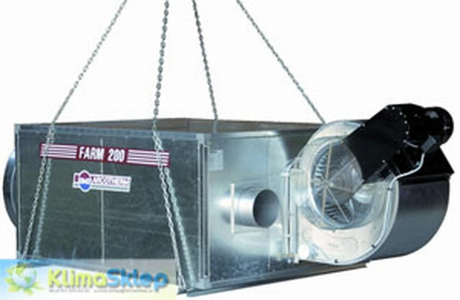 Stacjonarna nagrzewnica Biemmedue Arcotherm FARM 115 C - wentylator promieniowy