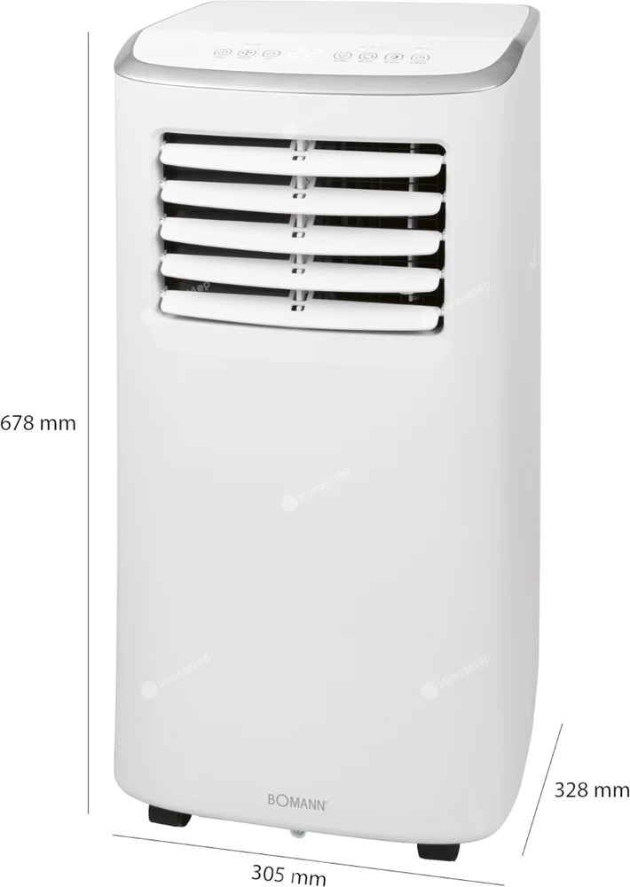 Klimatyzator przenośny Bomann CL 6048 CB - wmiary