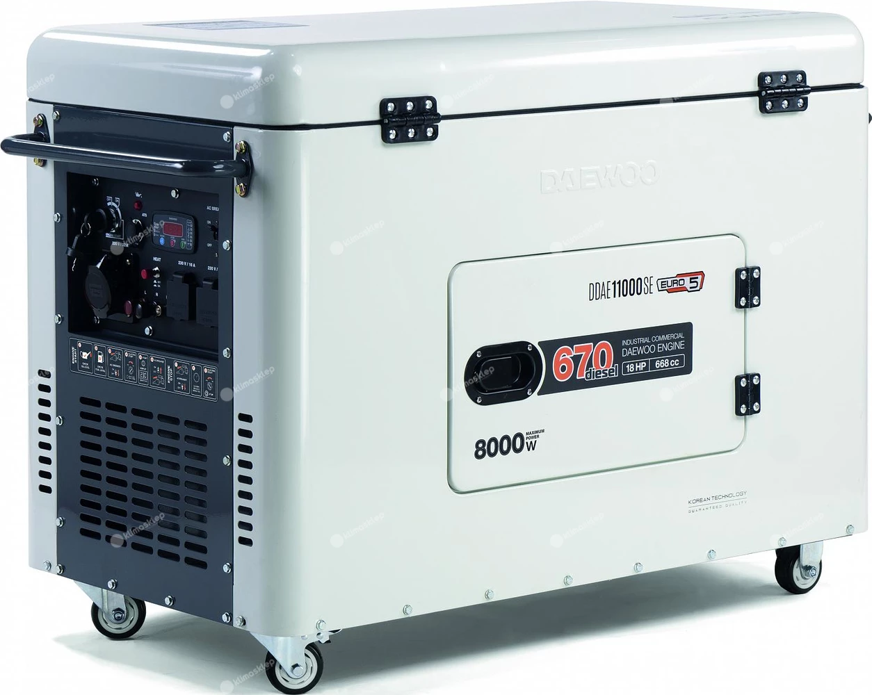 Agregat prądotwórczy Daewoo DDAE 11000SE - tył