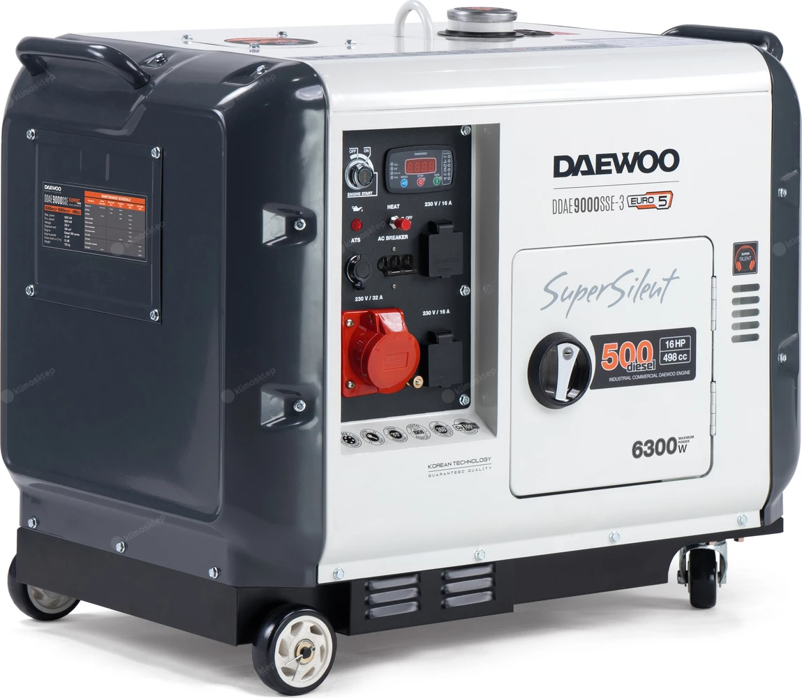 Agregat prądotwórczy Daewoo DDAE 9000SSE-3