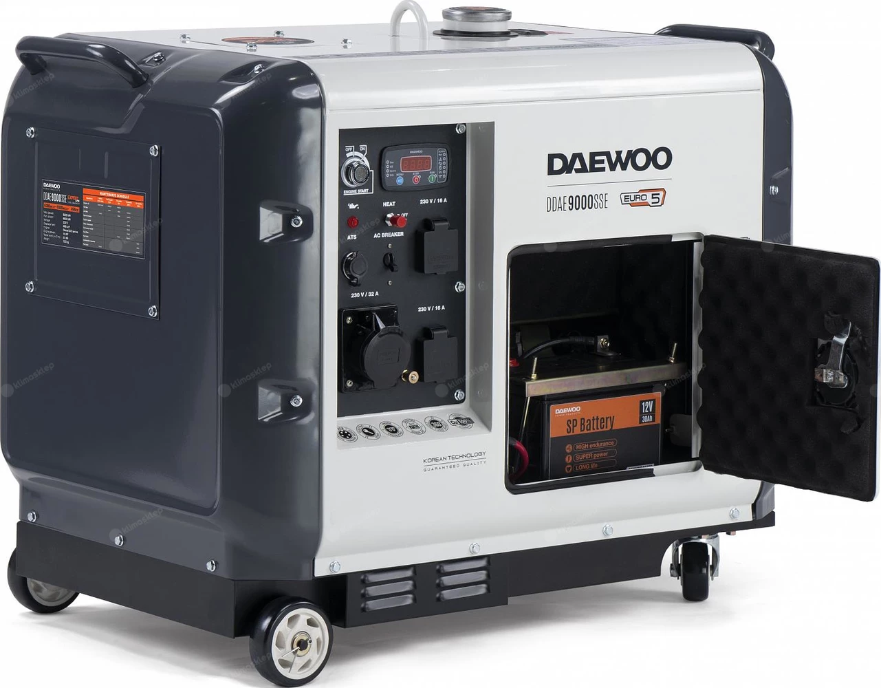 Agregat prądotwórczy Daewoo DDAE 9000SSE w wyciszonej obudowie