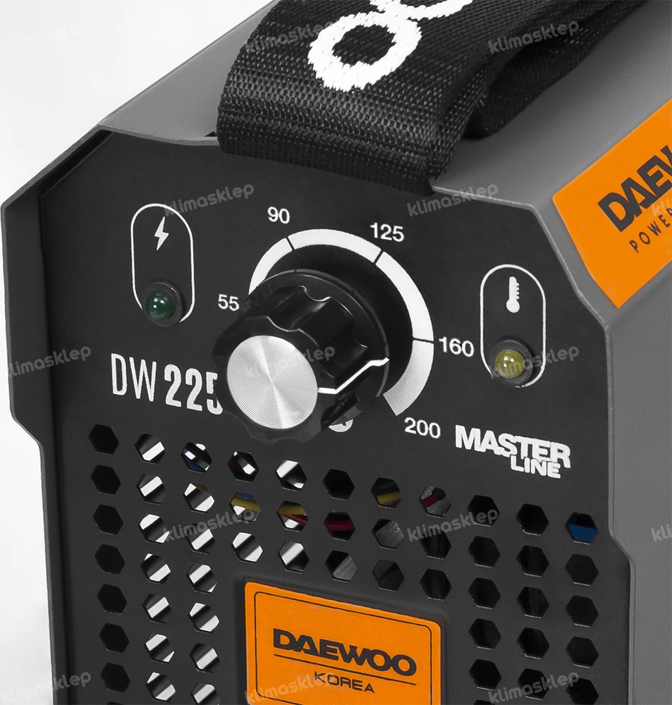 Spawarka inwerterowa Daewoo DW 225 - regulacja prądu spawania