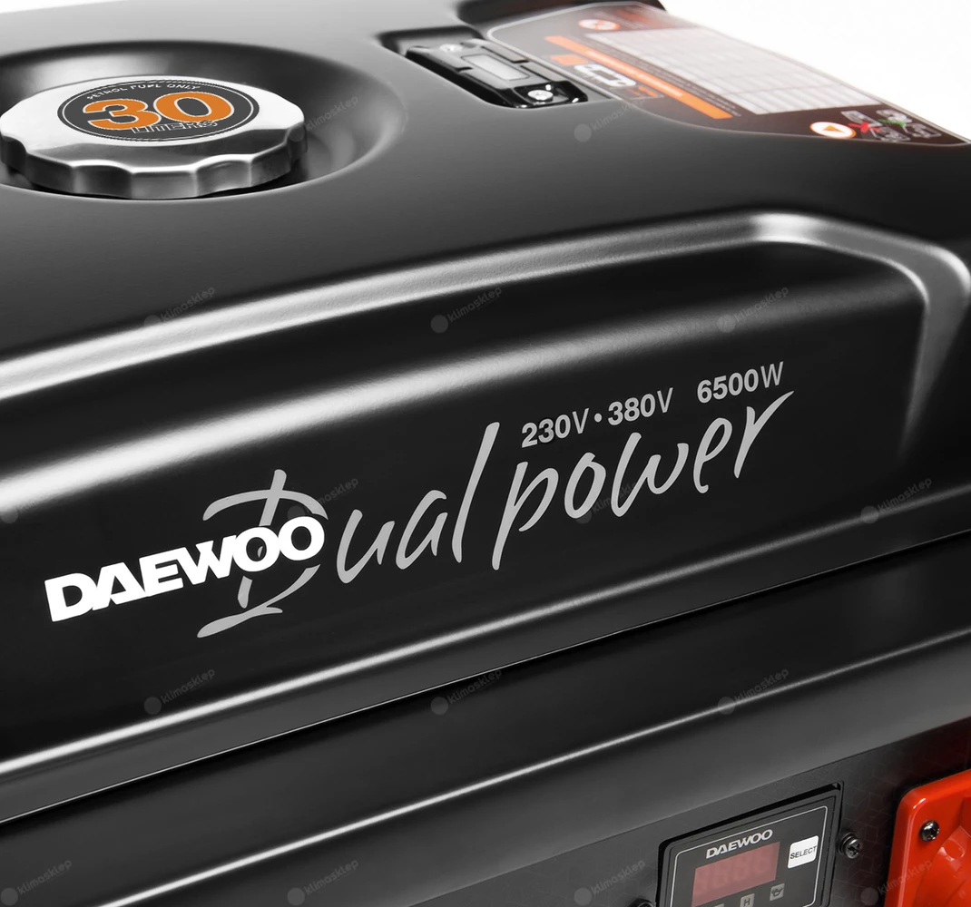 Agregat prądotwórczy Daewoo GDA 7500DPE-3 z technologią dual power