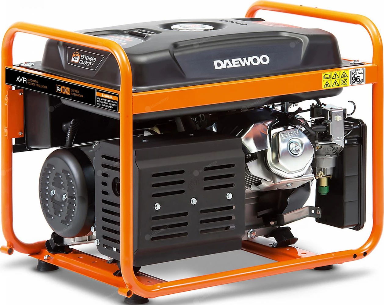 Agregat prądotwórczy Daewoo GDA 7500E-3 - tył