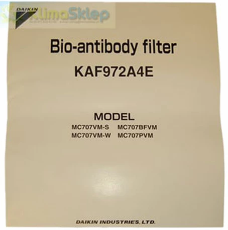 Biofiltr KAF972A4E do oczyszczacza Daikin MC707 - filtr przeciwcia