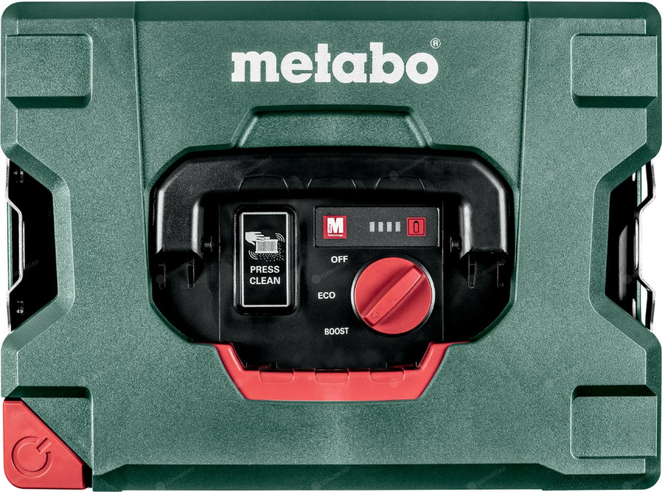 Odkurzacz akumulatorowy Metabo AS 18 L PC - panel sterowania