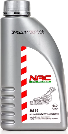 Olej NAC SAE30 do silnikw czterosuwowych (pojemno: 0,6L)
