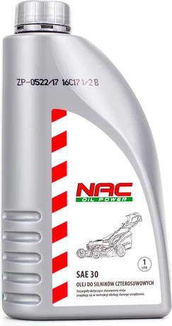 Olej NAC SAE30 do silnikw czterosuwowych (pojemno: 1L)