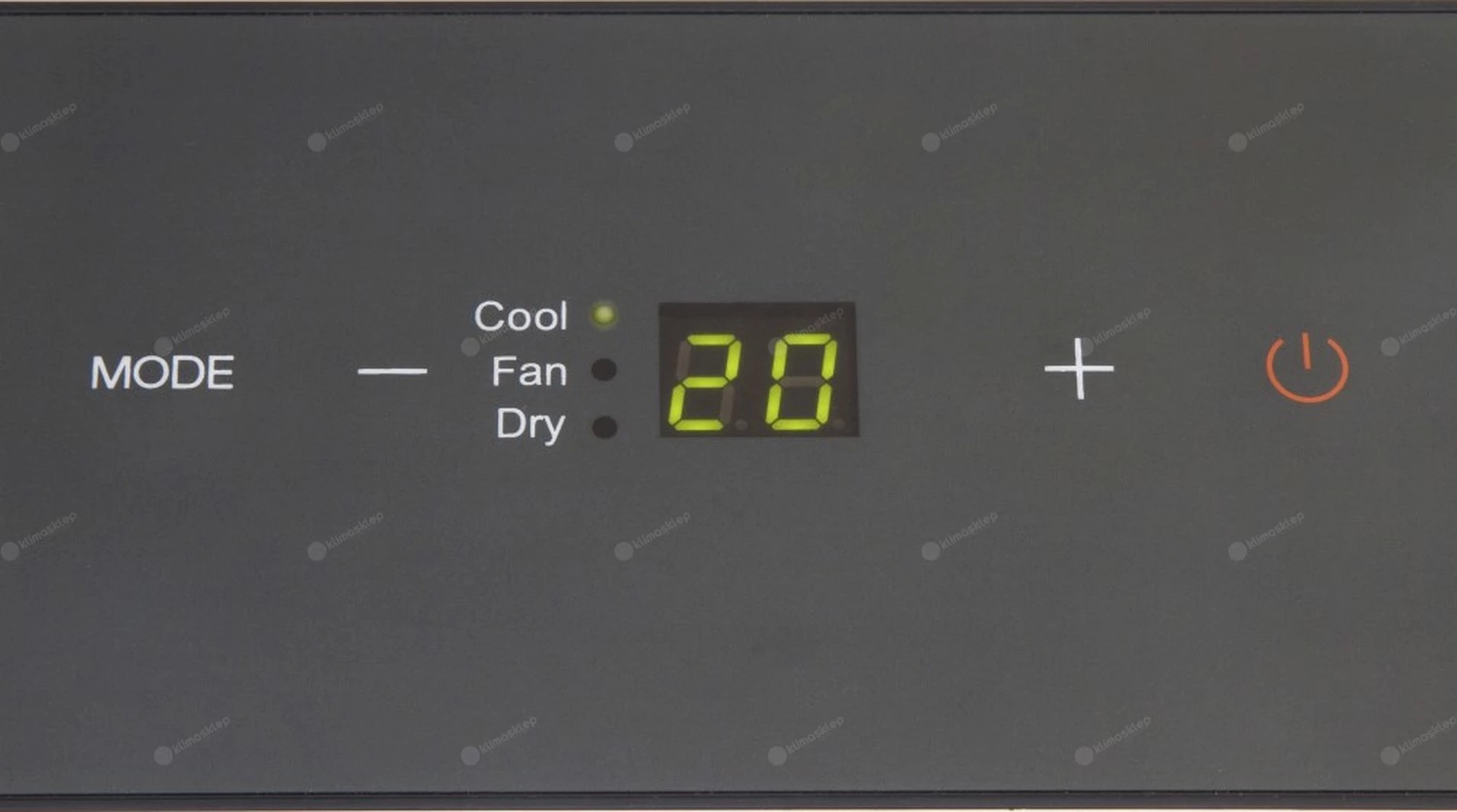 Klimatyzator przenośny Trotec-PAC 2600X - panel sterowania