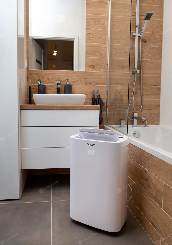Osuszacz powietrza Welltec DHN50 - może być używany w łazienkach